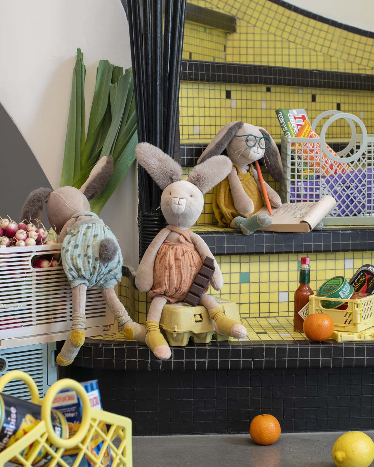 Trois petits lapins