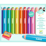 12 gros crayons gras
