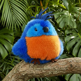 Peluche Perroquet bleu royal - Les Cui-Cui Paradis - Histoire D’ours