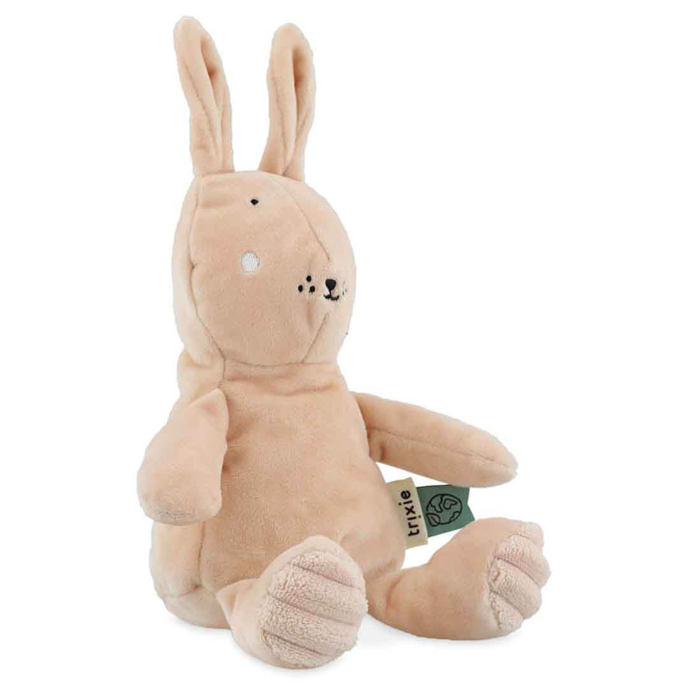 Peluche bébé Mrs. Rabbit Trixie présentée en détail