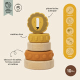 Infographie française de la tour à empiler Mr. Lion Trixie