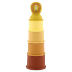 Cinq gobelets empilables Mrs. Lion Trixie en silicone