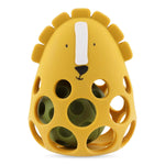 Hochet sensoriel en silicone Mr. Lion Trixie vu de face