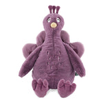 Grande peluche Mrs. Peacock Trixie vue de face