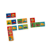 Domino véhicules en bois - les Popipop - Moulin Roty