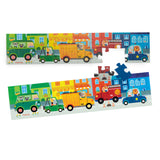 Puzzle véhicules 24 pièces - Les popipop - Moulin roty