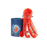 Poulpe Paulie rouge en boite - Moulin roty