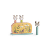 Pop up en bois - Trois petits lapins - Moulin Roty