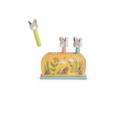 Pop up en bois - Trois petits lapins - Moulin Roty