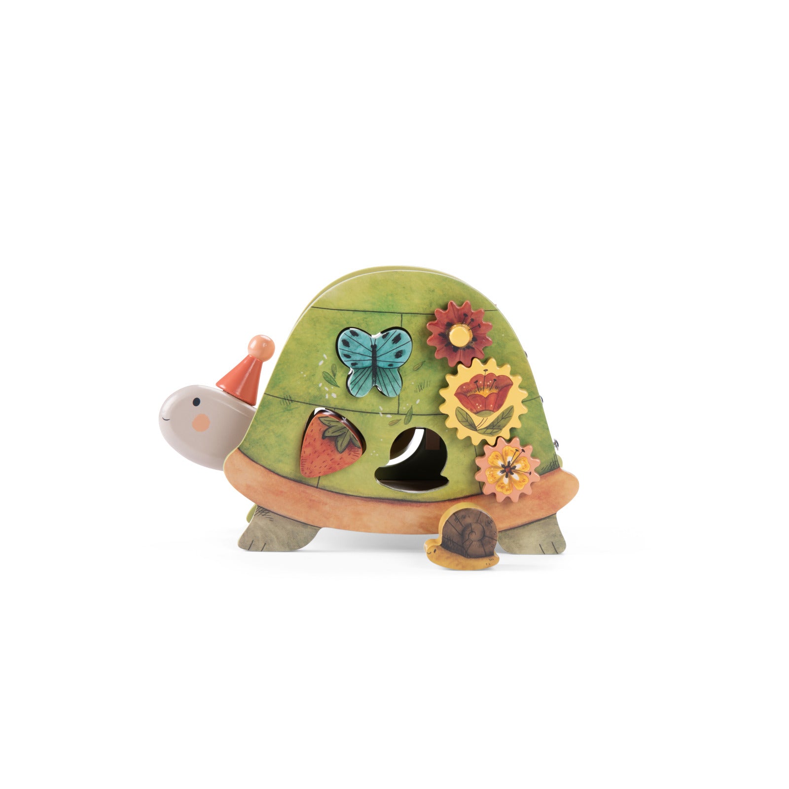 Tortue d'activités - Trois petits lapins - Moulin Roty