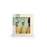 Set de couverts en silicone - Les 3 petits lapins - Moulin roty