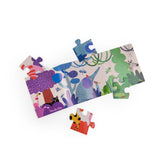 Puzzle La jungle arc en ciel - 24 pièces - Les Toupitis - Moulin Roty