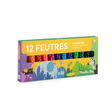 12 gros feutres pointes coniques - Les Toupitis - Moulin Roty
