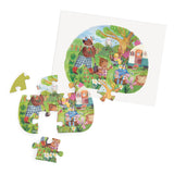 4 mini puzzles Une belle journée - 12 pièces - Moulin Roty