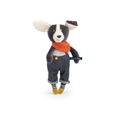 Poupée chien bleu - Puce et Pilou - Moulin Roty