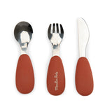 Set de couverts silicone - La forêt Mawa - Moulin Roty