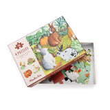 4 mini puzzles des animaux - 4 x 12 pièces - le Jardin - Moulin roty