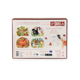 4 mini puzzles des animaux - 4 x 12 pièces - le Jardin - Moulin roty