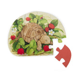 4 mini puzzles des animaux - 4 x 12 pièces - le Jardin - Moulin roty