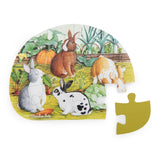 4 mini puzzles des animaux - 4 x 12 pièces - le Jardin - Moulin roty