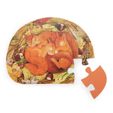 4 mini puzzles des animaux - 4 x 12 pièces - le Jardin - Moulin roty
