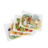 4 mini puzzles des animaux - 4 x 12 pièces - le Jardin - Moulin roty