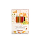 12 crayons de couleur + cartes à colorier - Moulin roty