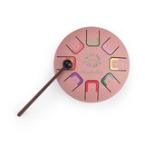Petit tambour à languettes rose - Après la pluie