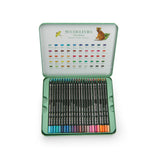 Boîte métal 50 crayons de couleur - Tout autour du monde - Moulin Roty