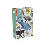 Puzzle les animaux du monde Tout autour du monde (200 pièces) - Moulin roty