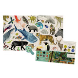 Puzzle les animaux du monde Tout autour du monde (200 pièces) - Moulin roty