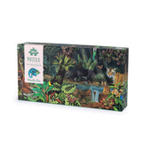Puzzle Dans la forêt tropicale Tout autour du monde (350 pièces) - Moulin roty