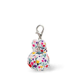 Porte-clés peluche Miffy champ de tulipes, vue de trois quarts