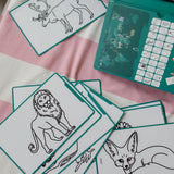 Tablette à dessin Animaux autour du monde - Kidydraw-Mini - Kidywolf