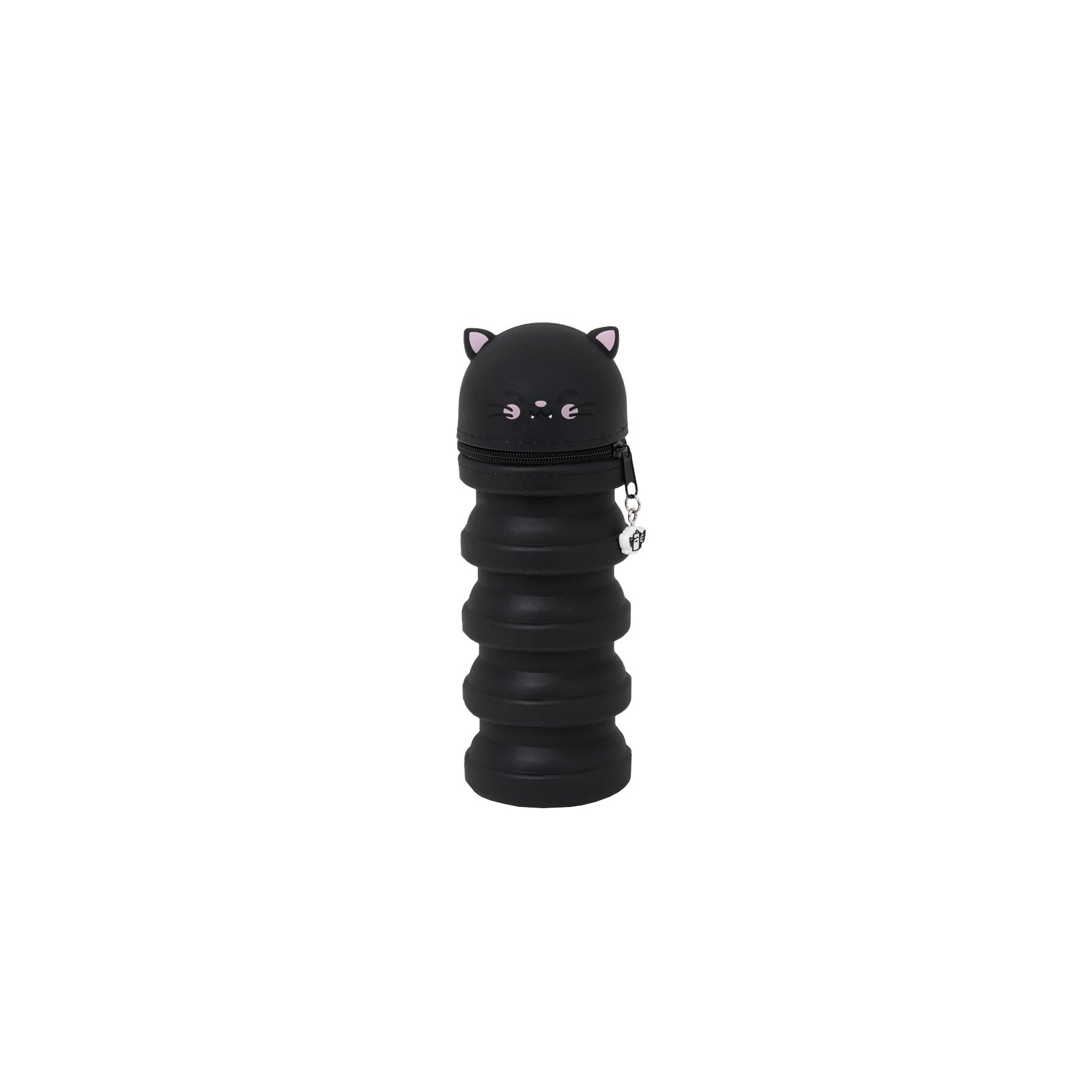 Trousse en silicone extensible Chat noir - vue principale
