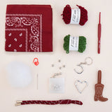 Kit DIY crochet bag charms - Cherry Cowboy - La petite épicerie