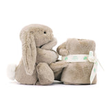 Doudou lapin beige - Bashful Beige Bunny Soother - Jellycat