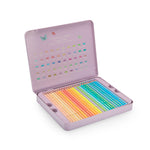 Boîte métal 50 crayons pastels - Les Rosalies - Moulin Roty