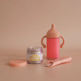 Box anniversaire - Petit pot et biberon magique lait fraise - Tiny Harlow