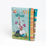 Diddl - Carnet A6 avec stylo effaçable Bleu Diddl