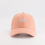 Casquette Drama Queen rose pâle - Chamaye