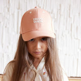 Casquette Drama Queen rose pâle - Chamaye