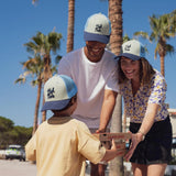 Casquette trucker High five bleue - Chamaye