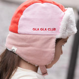 Chapka tricolore velours Gla gla club - Chamaye