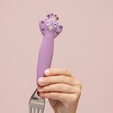 Couverts 3 pièces en silicone - Mrs. Peacock - Trixie
