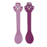Pack de 2 cuillères en silicone - Mrs. Peacock - Trixie