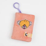 Diddl - Cahier A7 couverture peluche Orange Pimboli
