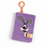 Diddl - Cahier A7 couverture peluche Violet Bibombl