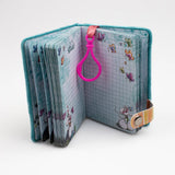 Diddl - Cahier A7 couverture peluche Bleu Diddl