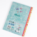 Diddl - Carnet A4 rigide motif fleurs